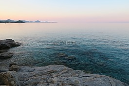 假期,撒丁島,日落