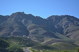德州,山,沙漠
