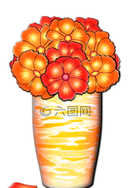 鲜花,花瓶,花束