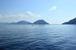 海,山,希臘