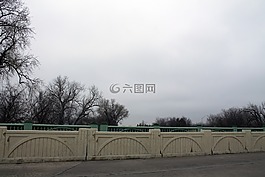 橋,綠色軌道,老