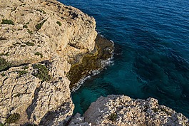 懸崖,石,海