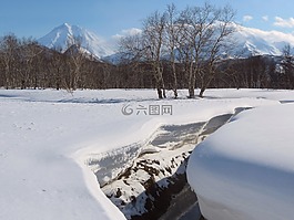 冬季,雪,雪堆