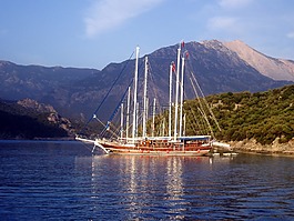 帆船,zweimaster,引导