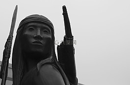 印度,战士,雕塑