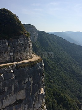 徑,山,徒步旅行