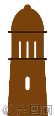 mercusuar,棕色,海灘
