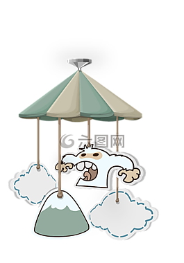 吊墜,天花板,掛
