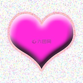 粉红色,爱,心
