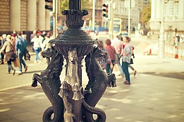 燈柱,燈籠,金屬