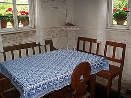 農(nóng)家,表,椅子