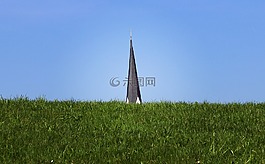 尖頂,偉大,地平線