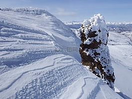 山,嶺,冬季