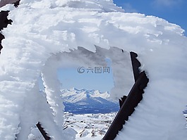 山,嶺,冬季