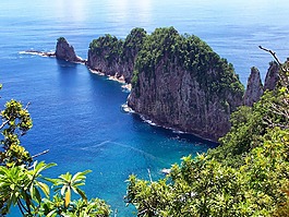 美属萨摩亚,岛,景区