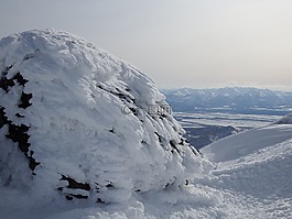 山,嶺,冬季
