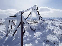 山,嶺,冬季