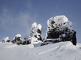山,嶺,冬季