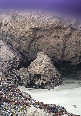 海滩,海洋,海洞