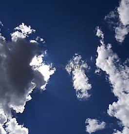 云,天空,箭頭