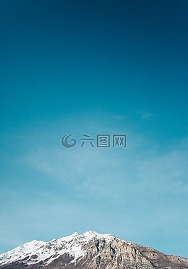 山,高峰,天空