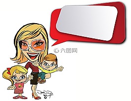 漫畫,孩子的女人,家庭