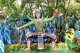 新加坡,公園,雕像