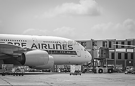 机场,空客a380,法兰克福
