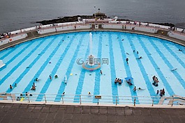 游泳池,半規(guī),海