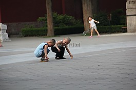 中國,播放,玩耍