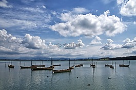 天空,藍白色,云