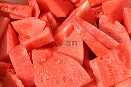 西瓜,夏季,多汁