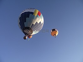 氣球,熱氣球,天空