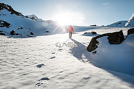 山,高原,云