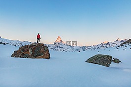 山,高原,云