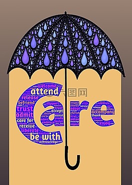 傘,雨,雨點(diǎn)