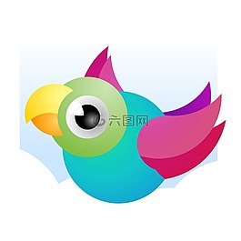 鳥,滑稽,豐富多彩