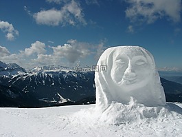 雪女人,雪,冬天