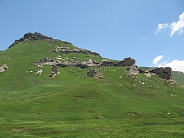 山,綠色,景觀