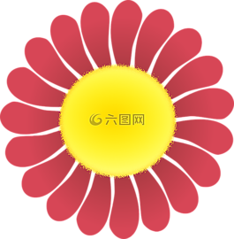 花,紅色,開(kāi)花