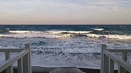 海,波,自然