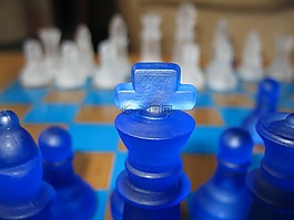 藍(lán)色,國際象棋,國王