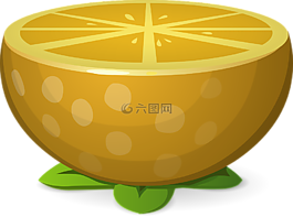 檸檬,黃色,水果