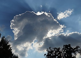 云,天空,心情