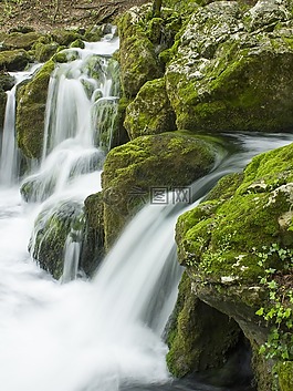 大瀑布,水,秋天