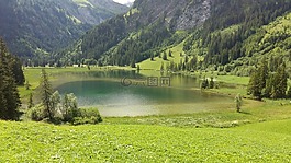 劳厄嫩湖,徒步旅行,湖