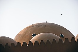 马赛克,拱门,蓝色