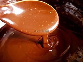 巧克力,黑暗,甜點