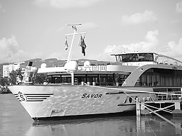 船,河,水