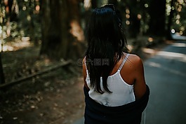 人,女子,參道